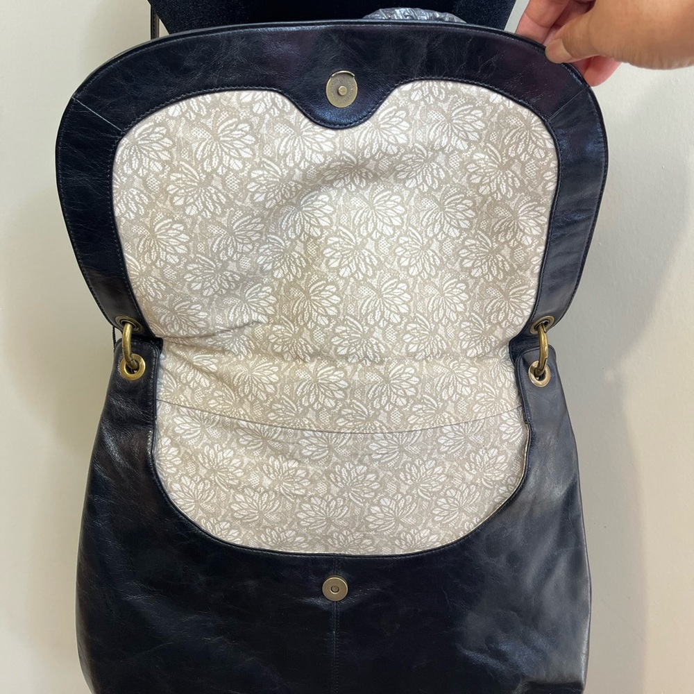HOBO Black Leather Crossbody Bag - Picture 6 of 12
